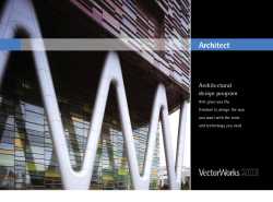 Vectorworks Architect 2008 Brochure