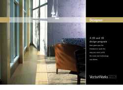Vectorworks Designer 2009 Brochure