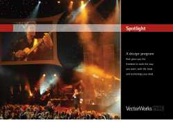 Vectorworks Spotlight 2009 Brochure