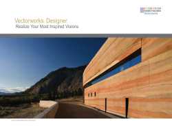 Vectorworks Designer 2009 Brochure