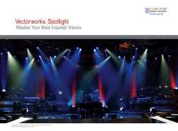 Vectorworks Spotlight 2009 Brochure